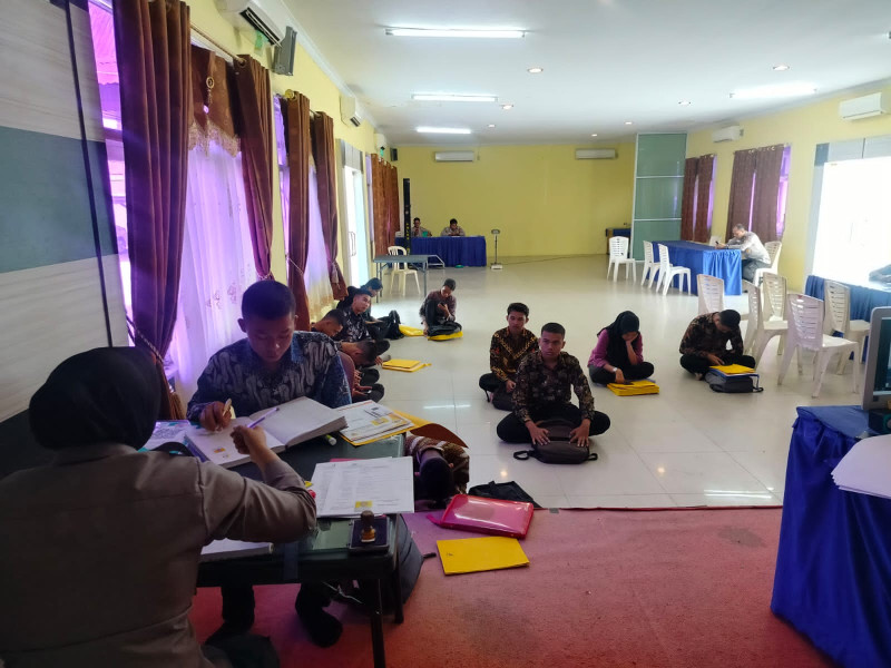 Masyarakat Kampar Antusias Untuk Bergabung Jadi Anggota Polri Tahun 2023