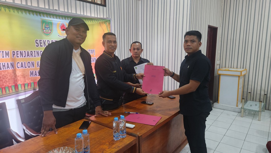 Riwansyah Resmi Mendaftar Calon Ketua KONI Rohil