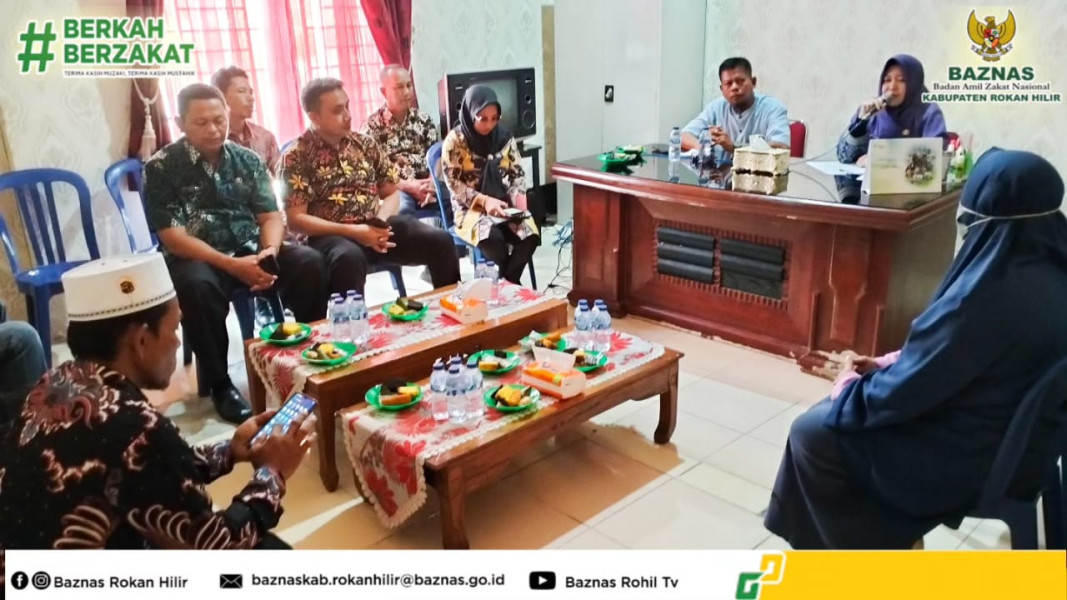 DLH Rohil Sambut Baik Silaturahmi Baznas Rohil