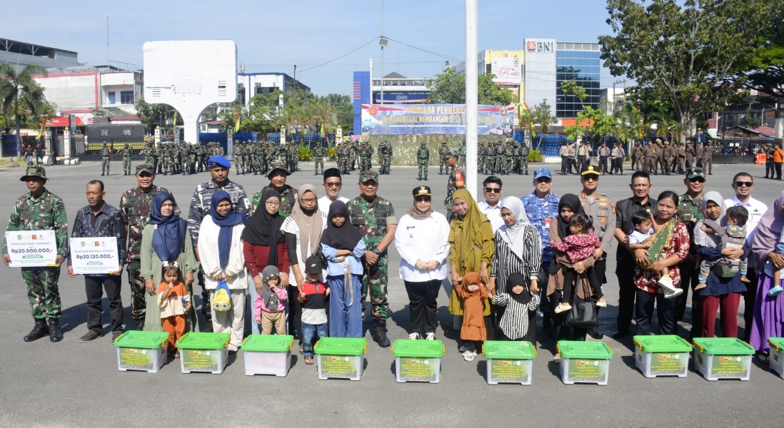 TMMD ke-124 di Wilayah Kodim 0303/Bengkalis Resmi Ditutup, Danrem 031  Wira Bima Apresiasi Semua Pihak