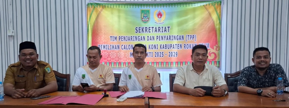 PENGUMUMAN.!! Mau Maju Calon Ketua KONI Rohil, Ini Persyaratan & Jadwal Pendaftarannya...