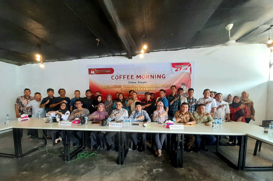 KPU Kampar Targetkan Partisipasi Pemilih pada Pilkada Lebih Tinggi dibanding Pemilu Tahun 2024