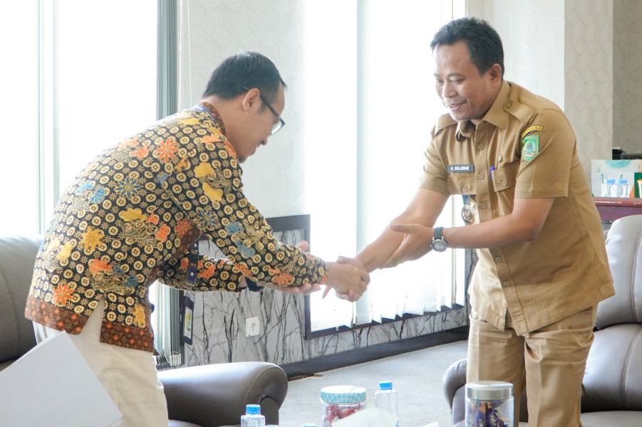 Wakil Bupati Rokan Hilir H. Sulaiman : Menerima Kunjungan Kerja Rusli Afandi Kepala KP2KP Kantor Pajak Bagansiapiapi