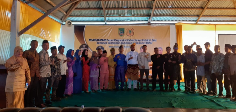 FKDM Gelar Sosialisasi ATHG di Desa Bagan Jawa Kecamatan Bangko