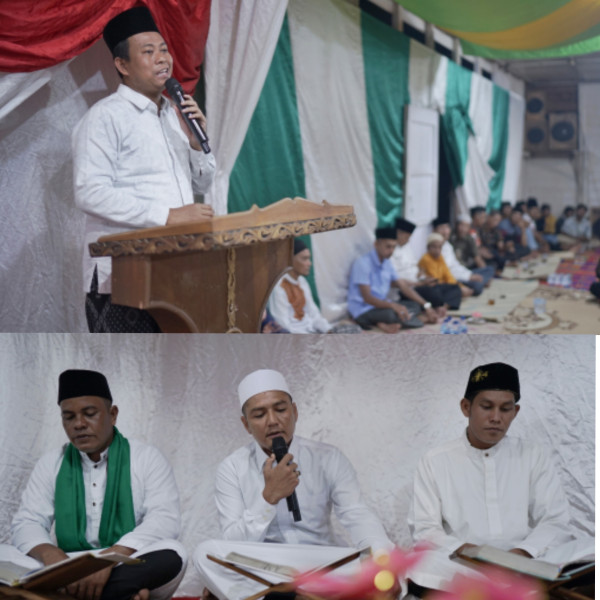 Wabup Rohil H.Sulaiman Menghadiri Acara Khatam Al Qur'an Di jalan Saia Kecamatan Bangko